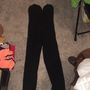 sweetheart black jumpsuit